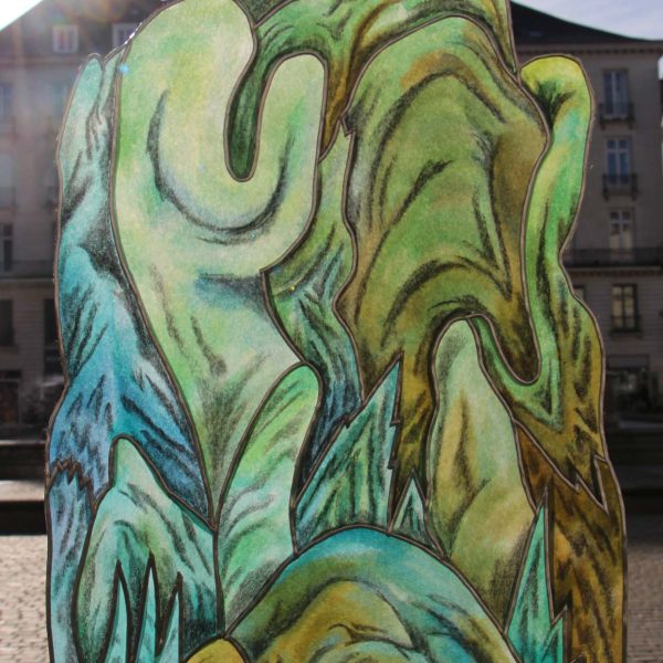 Atelier de création de vitrail sur papier