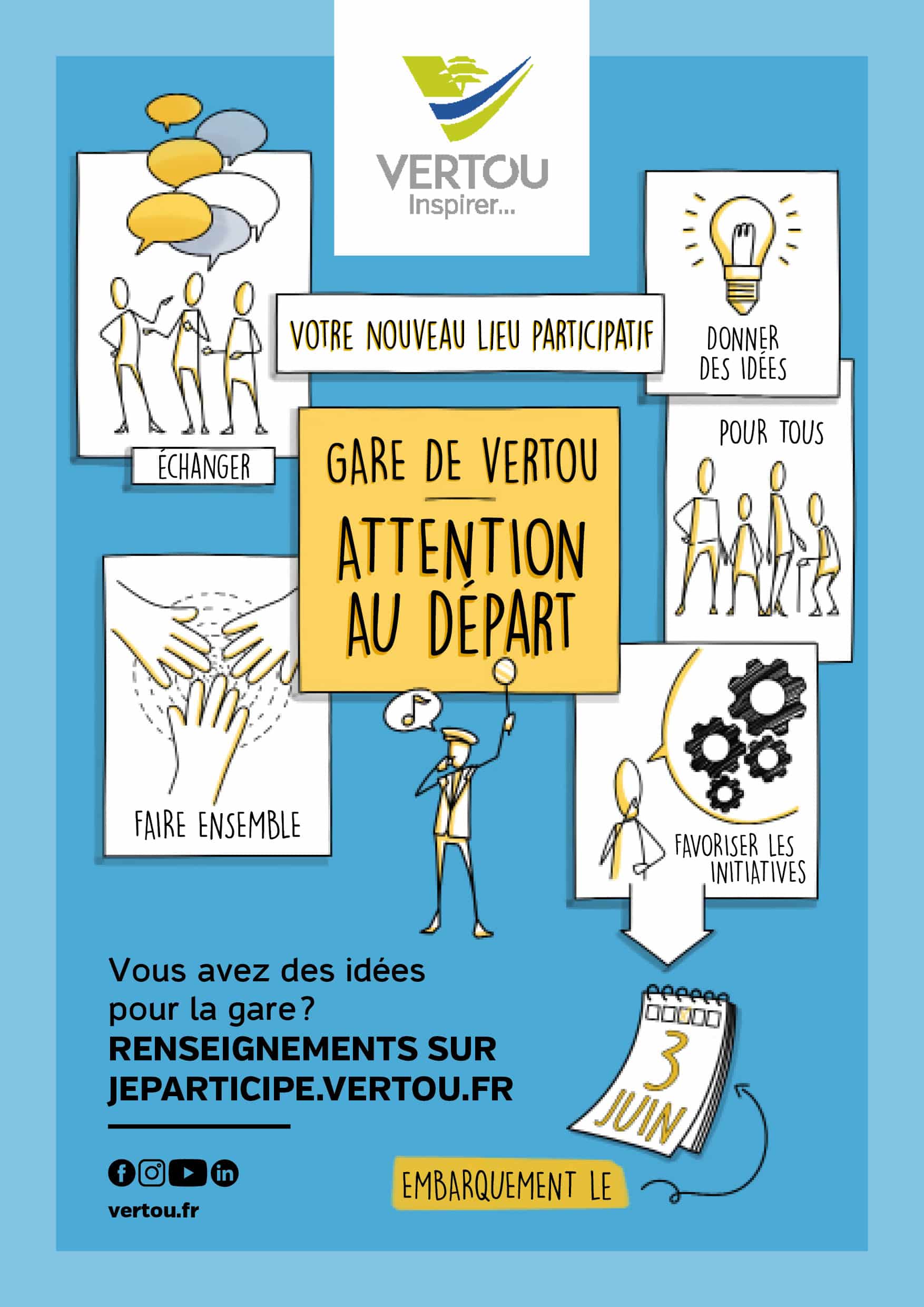 La Gare, nouveau lieu participatif,ouvre ses portes et propose ses premiers rendez-vous !