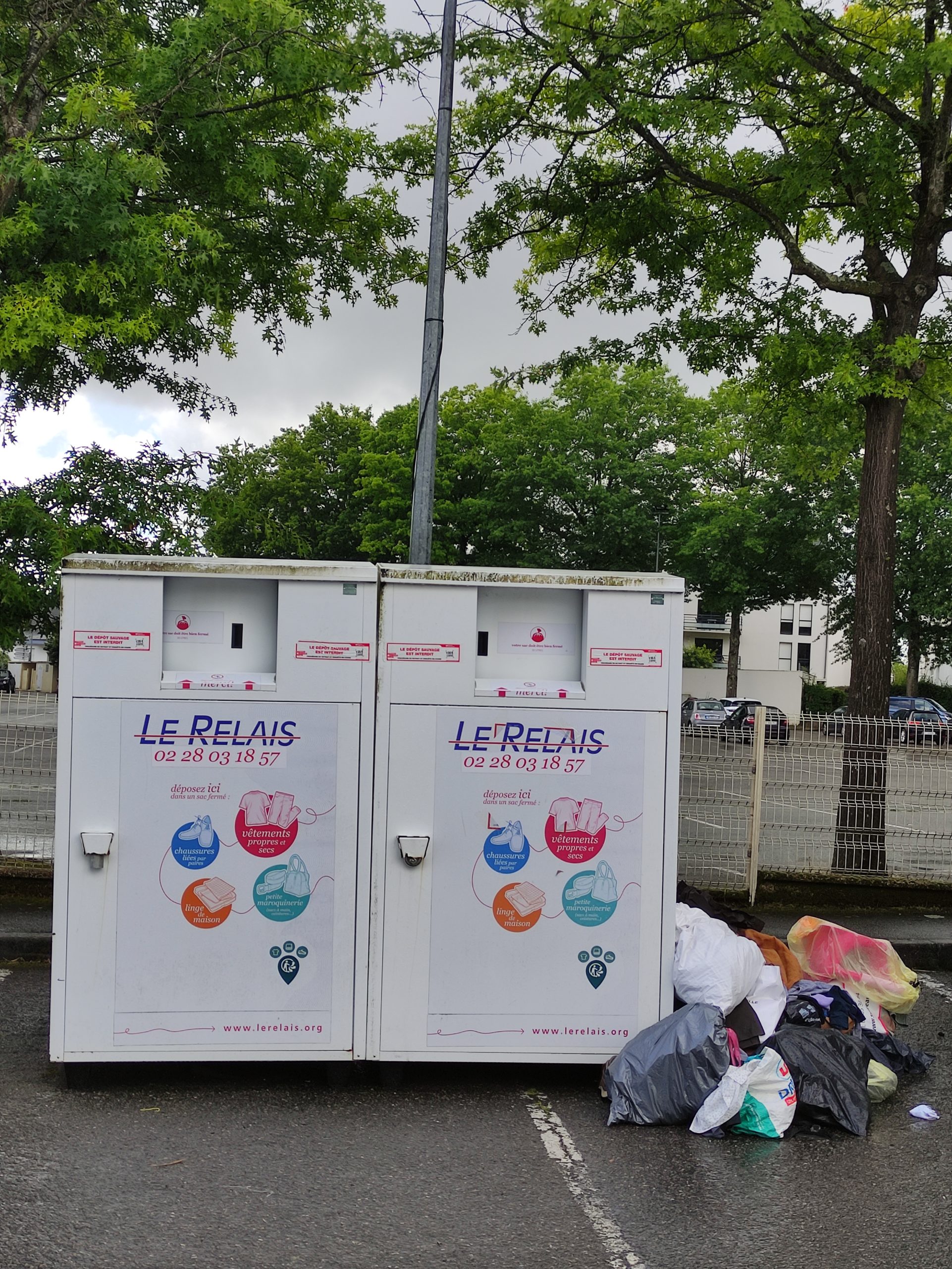 Fermeture des bornes Relais