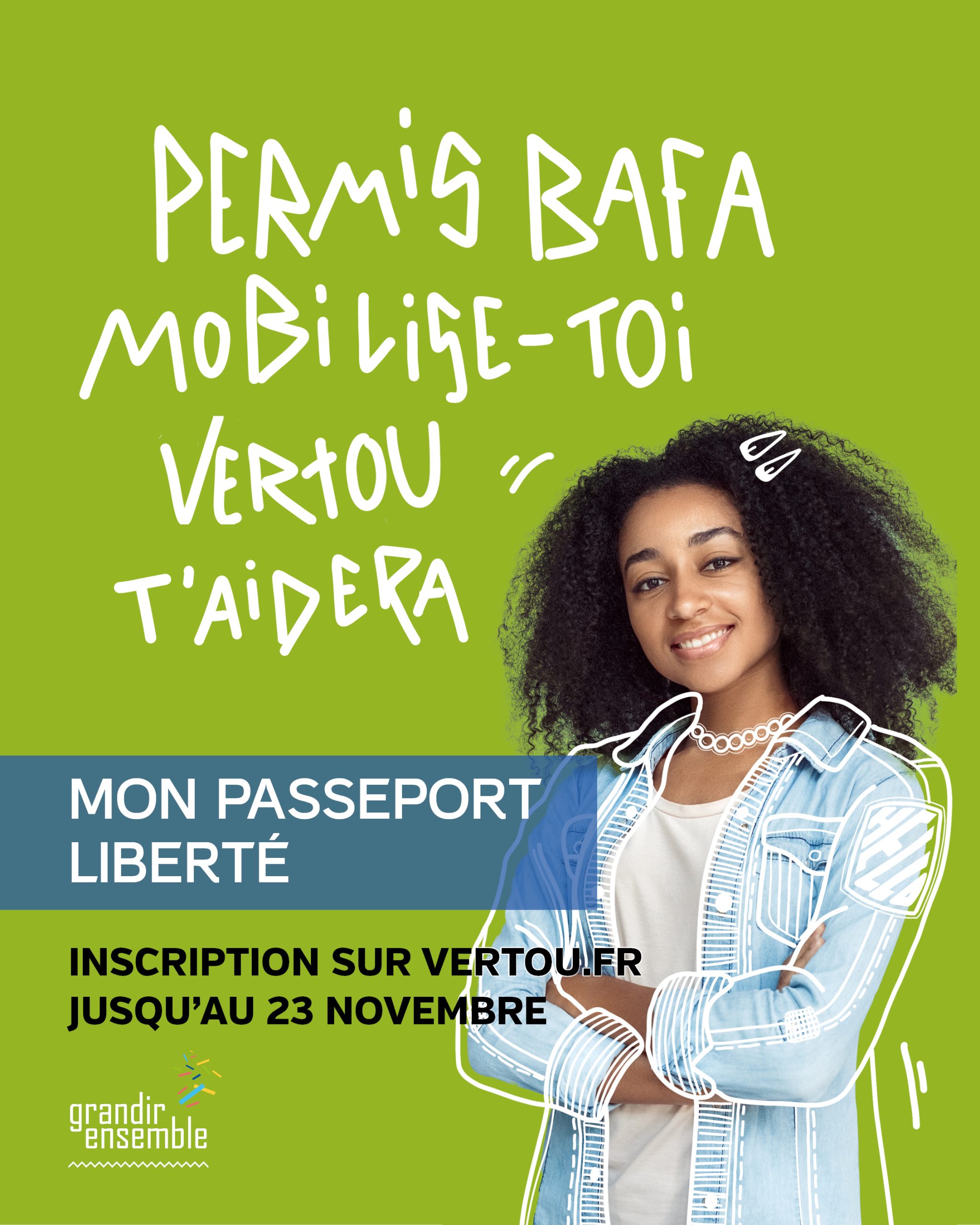 Mon passeport liberté : mobilise-toi, Vertou t’aidera !