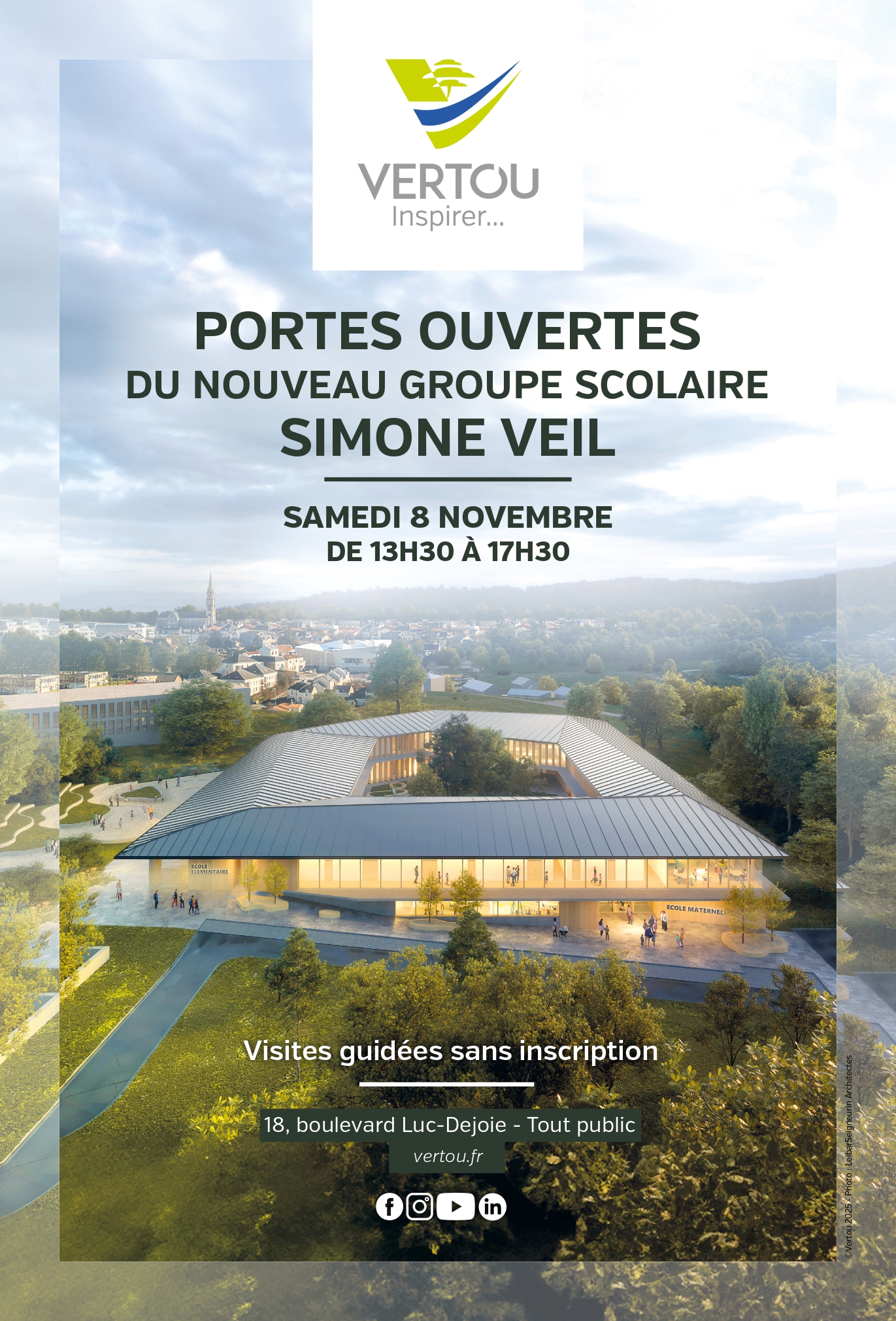 Portes ouvertes du nouveau groupe scolaire Simone Veil