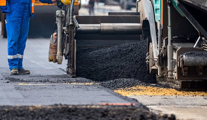 Des travaux sont en cours route du vignoble