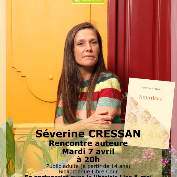 Rencontre autrice : Séverine Cressan