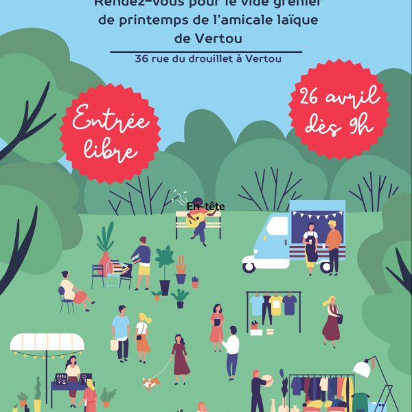 Vide de grenier de printemps de l&rsquo;Amical Laïque de Vertou