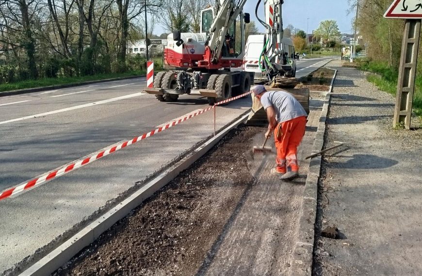 Réaménagement de la route de la Gare – mars à mai…