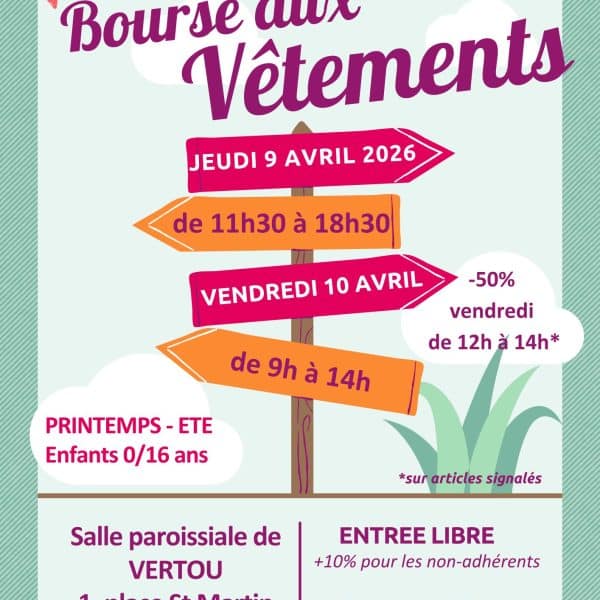 Bourse aux vêtements 0/16 ans printemps-été