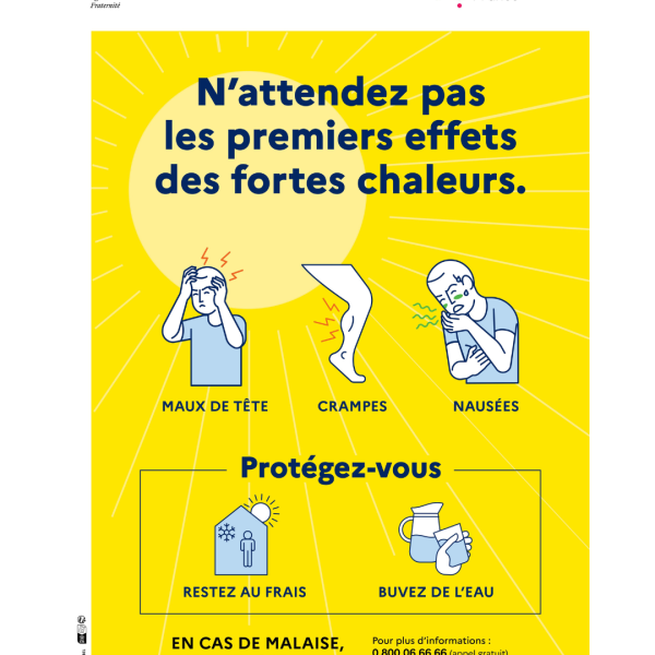 Vague de chaleur : les recommandations essentielles